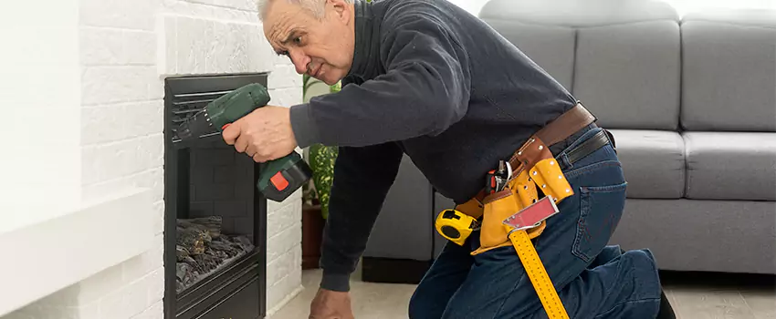 New Indoor Fireplace Installation in Lauderhill, Florida