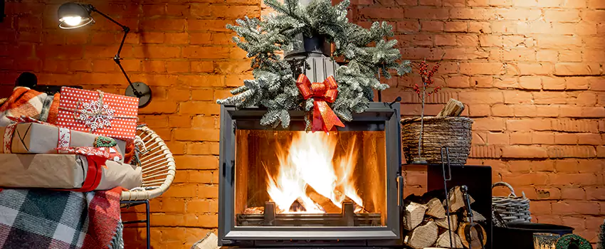 Travis Industries Linear Gas Fireplace Installation in Lauderhill, Florida