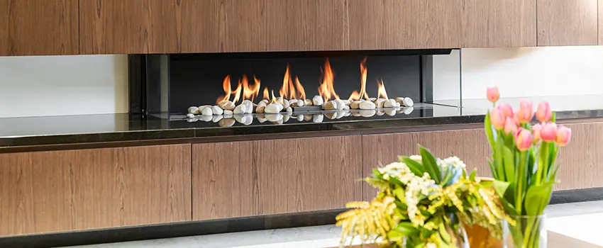 Double-height Fireplace Design Refurbishment in Lauderhill, Florida