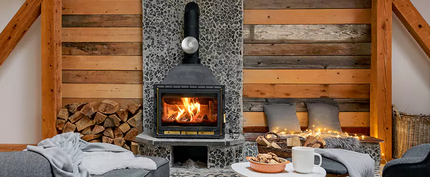 Thelin Hearth Products Direct Vent Gas Stove Fireplace Inspection in Lauderhill, Florida